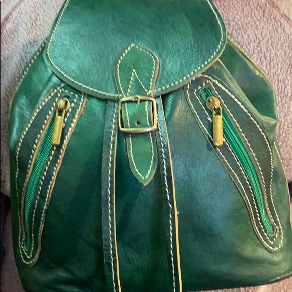 Moroccan Leather Backpack - Picture 13 of 13